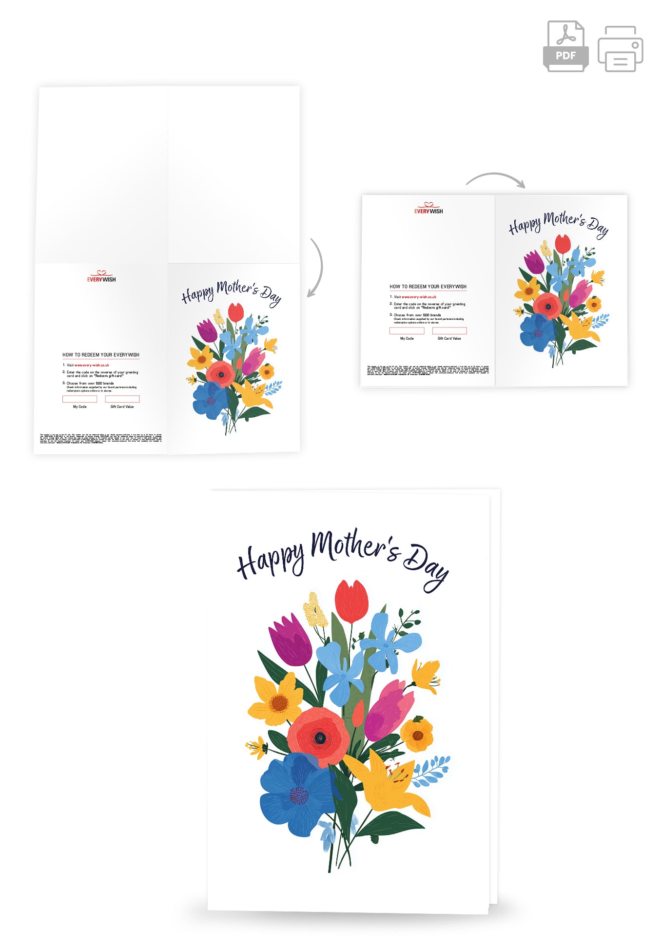 Happy Mother's Day - Flower Bouquet