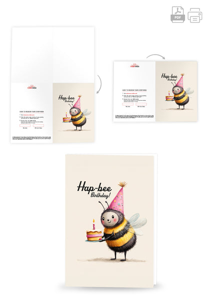 Hapbee Birthday - Bee