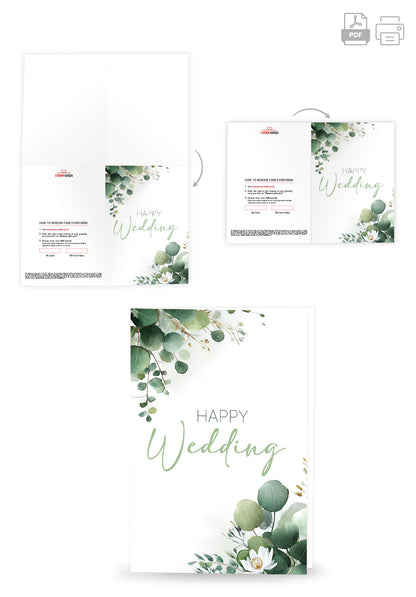 Happy wedding - Eucalyptus