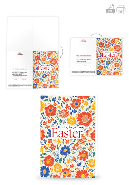 With love at Easter - Flower Pattern