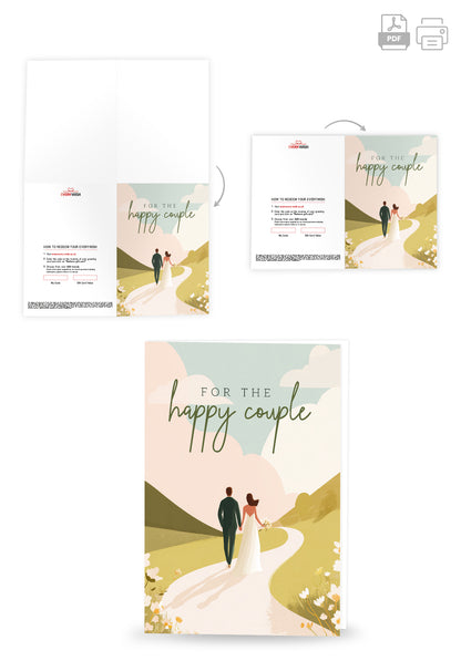 For the happy couple - Walking bridal couple