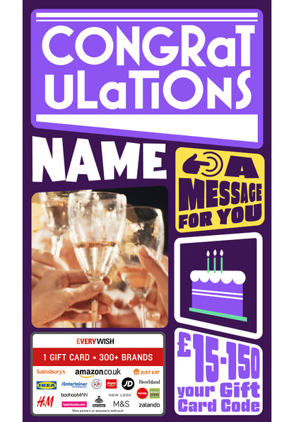 Digital - Congratulations - playful