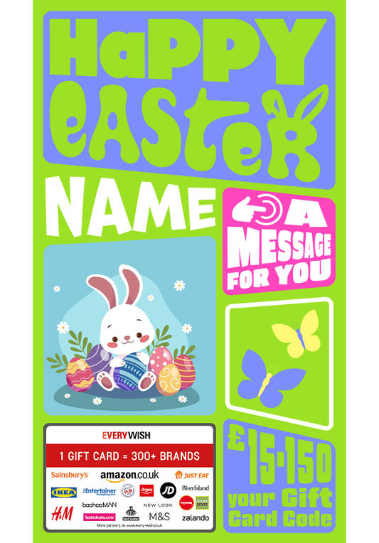 Digital - Happy Easter -  round