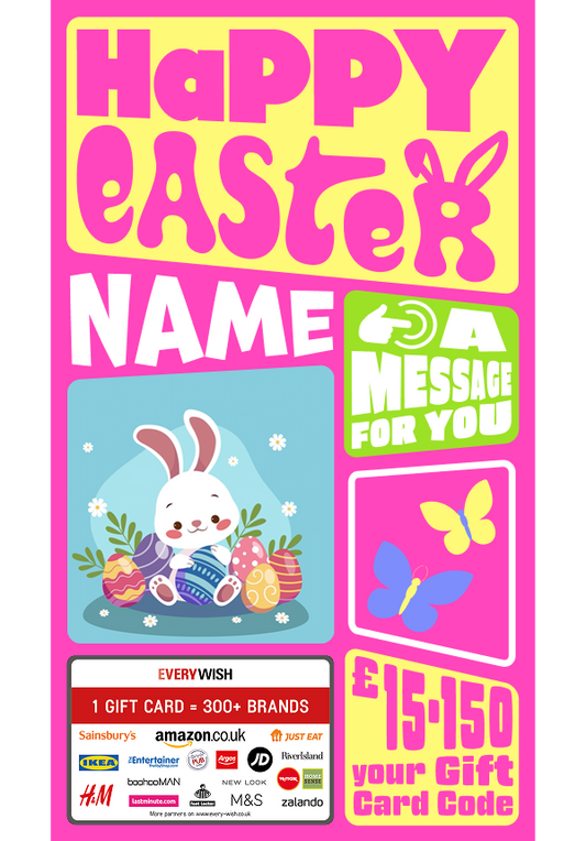 Digital - Happy Easter -  round