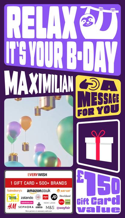 Digital - Relax Birthday - Sloth