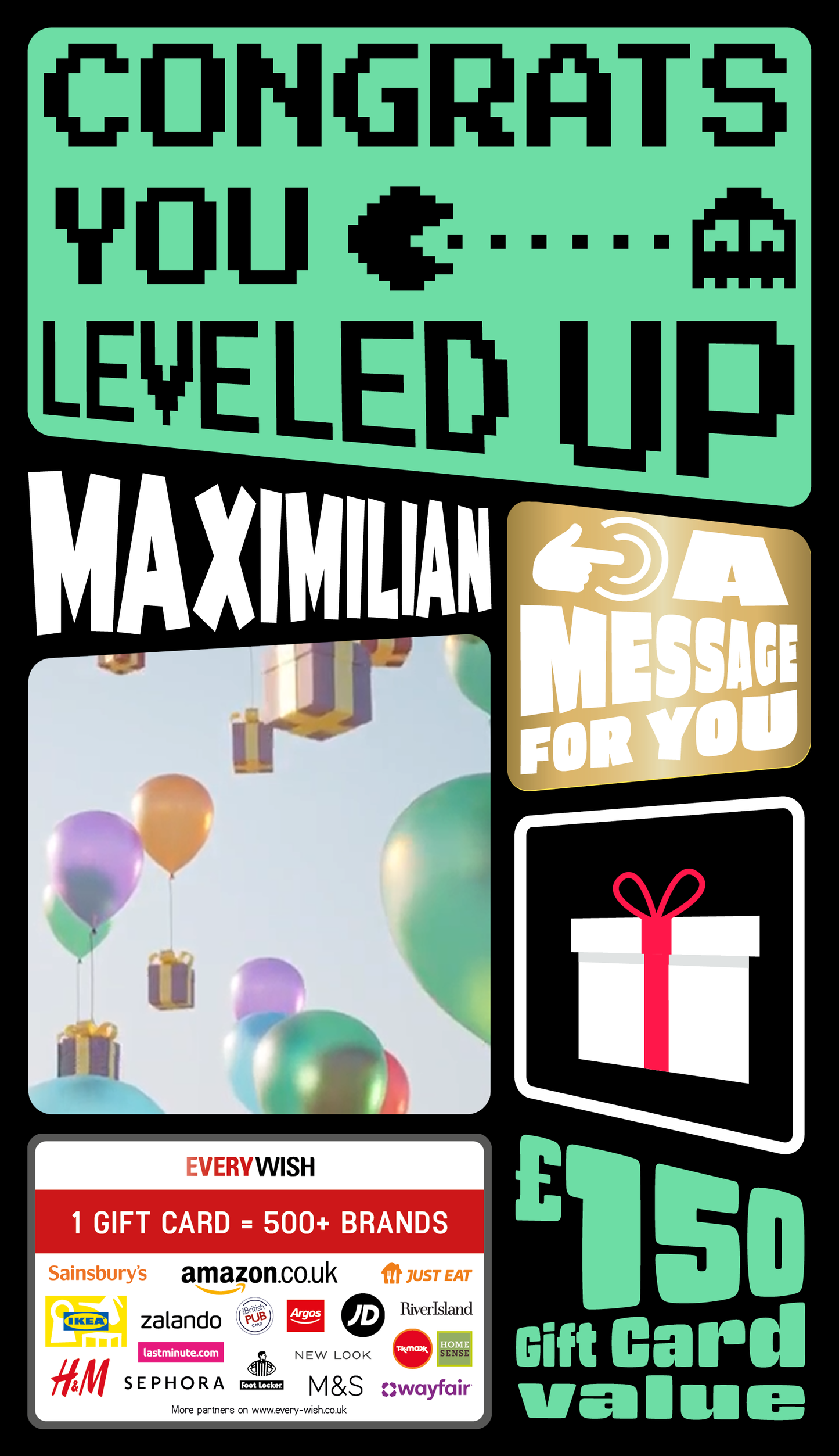 Digital - Congrats - Leveled Up