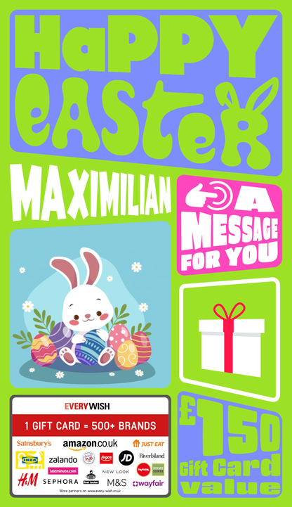 Digital - Happy Easter -  round