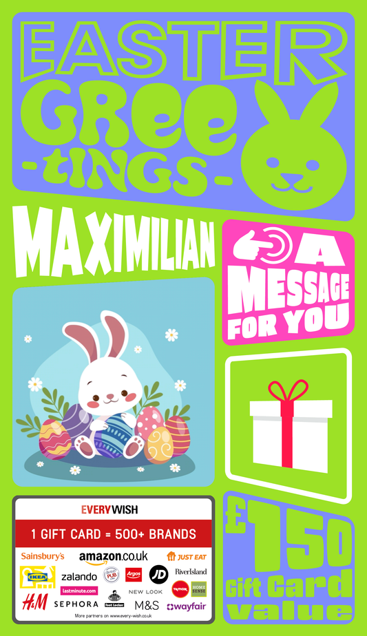 Digital - Easter greetings - rabbit