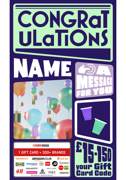 Digital - Congratulations - playful