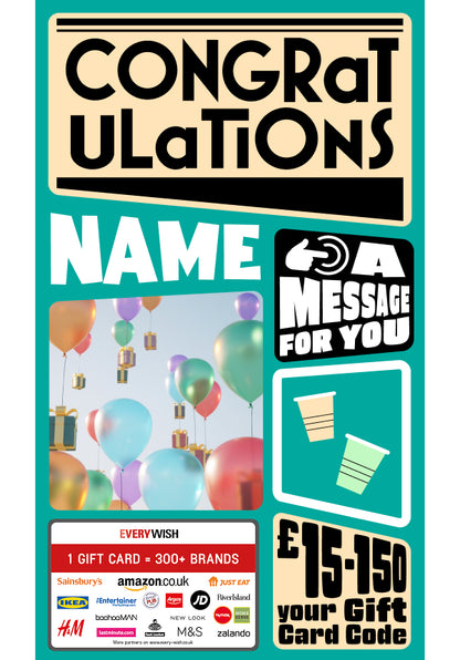 Digital - Congratulations - playful