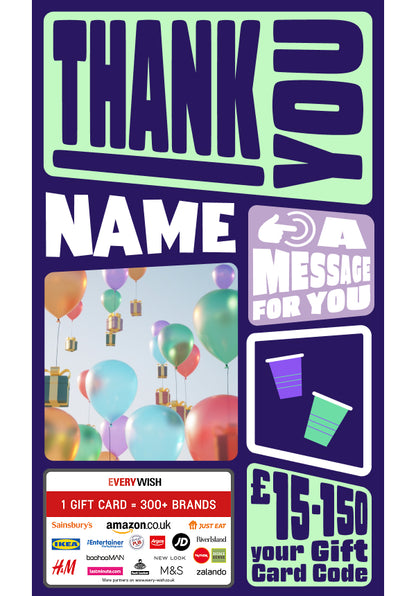 Digital - Thank you - bold