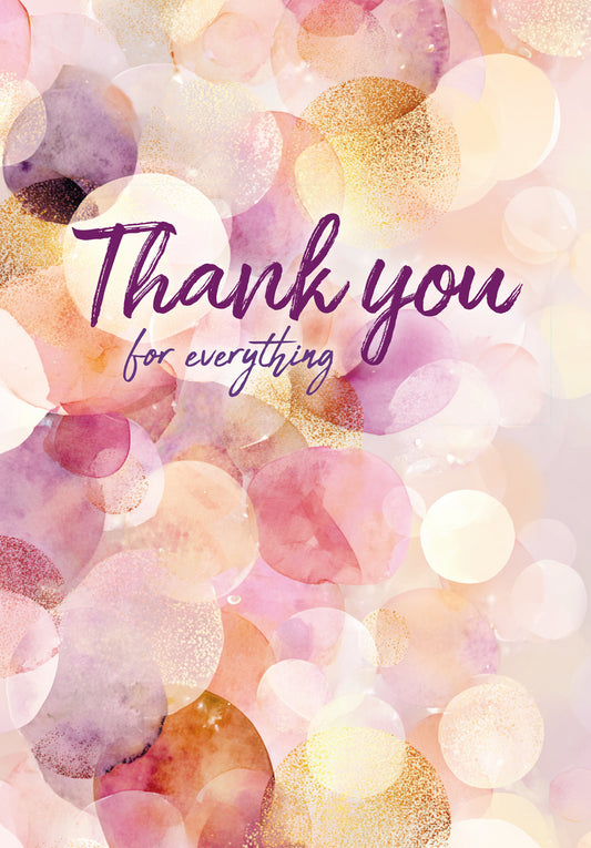 Thank you everything - Purple gold