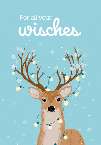 For all your wishes - Reindeer Fairy Lights