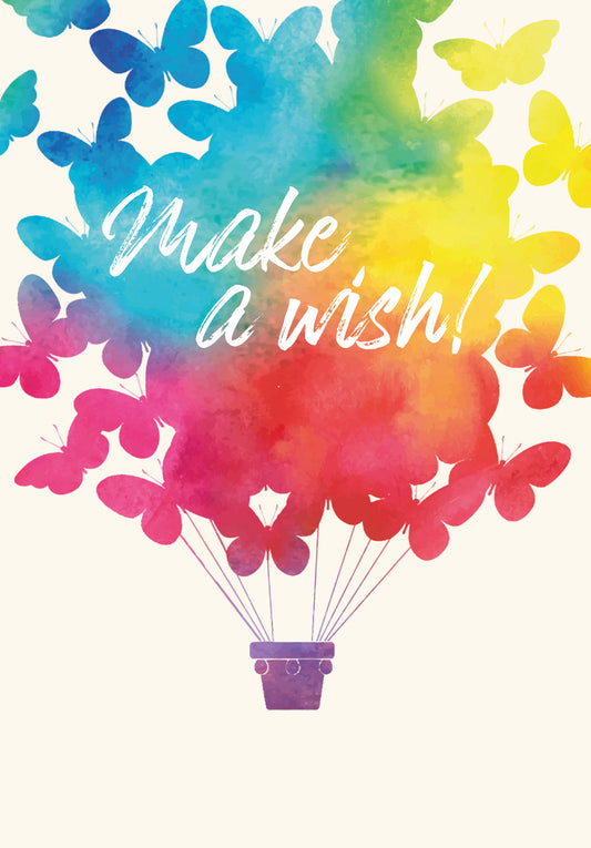 Make a wish - Butterfly (Optional: With logo for an additional € 2)