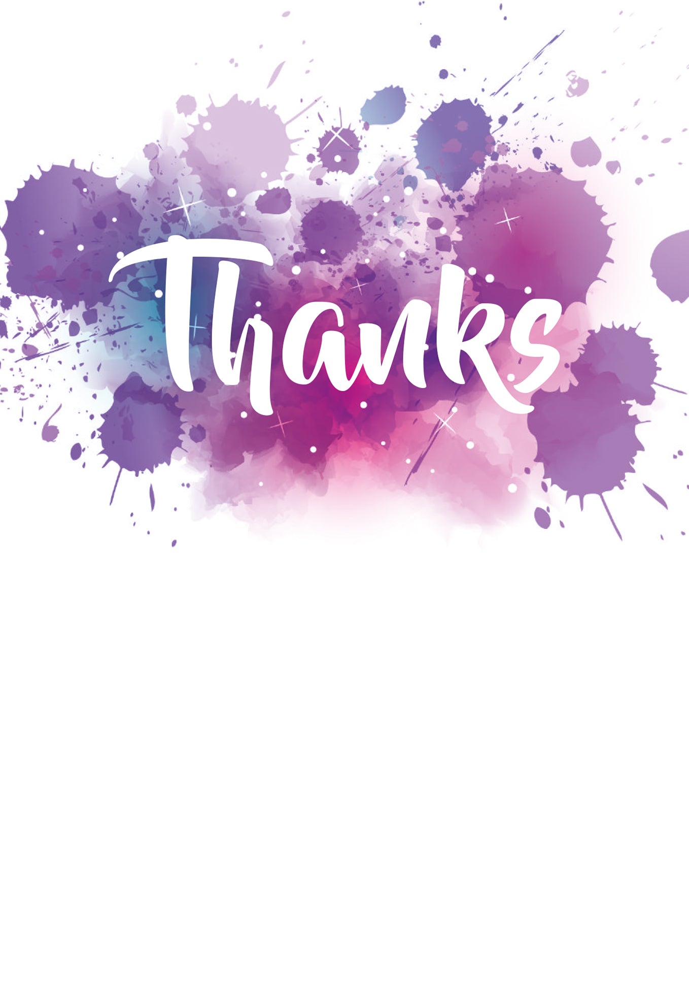 Thanks - Purple
