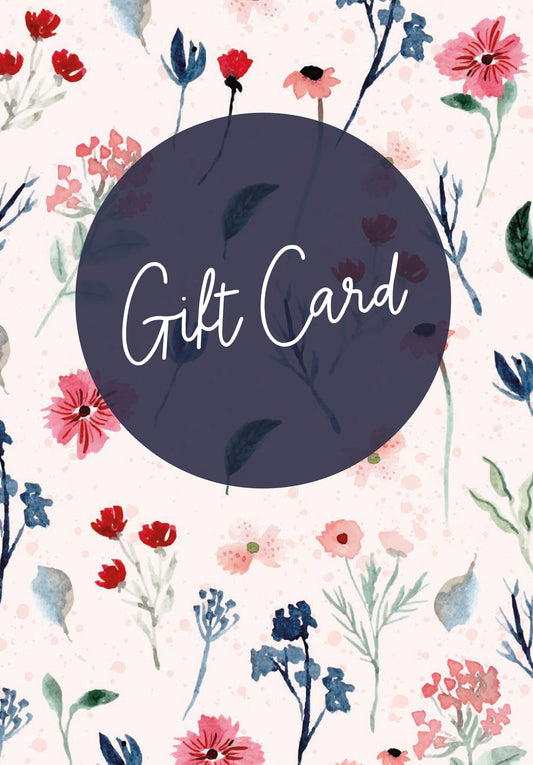 Gift Card - Watercolour Flowers