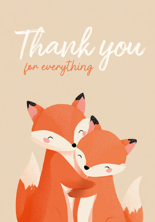 Thank you everything - Foxes