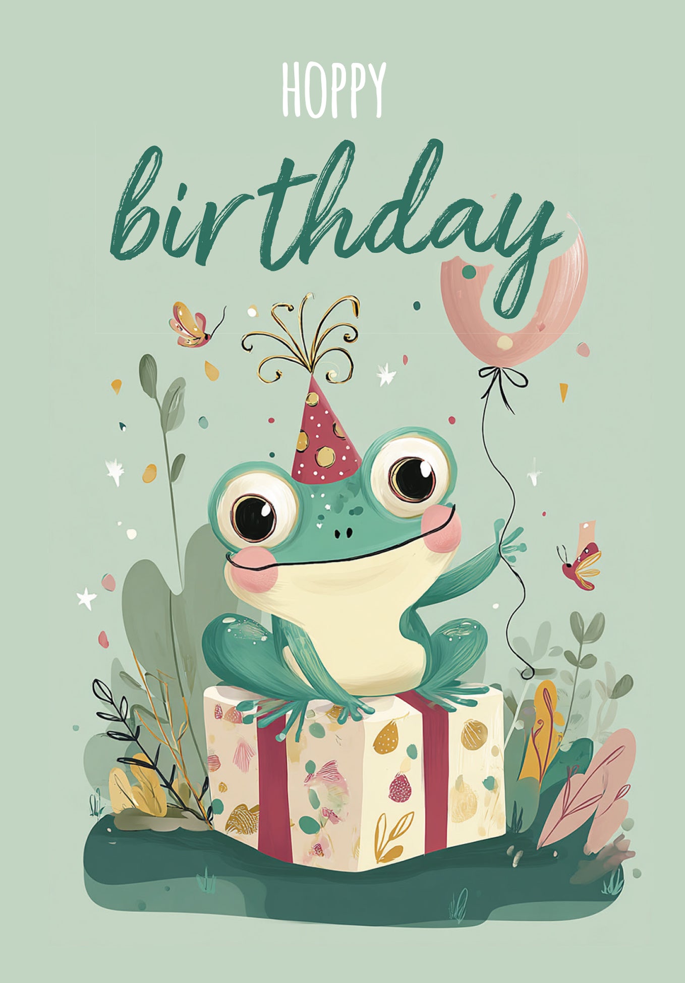 Hoppy birthday - Frog