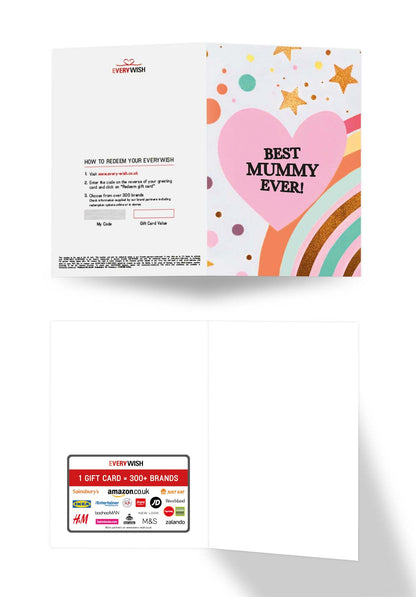 Best Mummy - Heart Rainbow (Value)