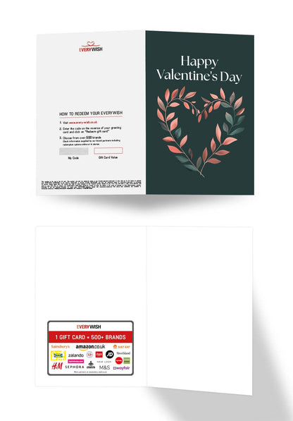 Happy Valentines Day - Heart Darkgreen