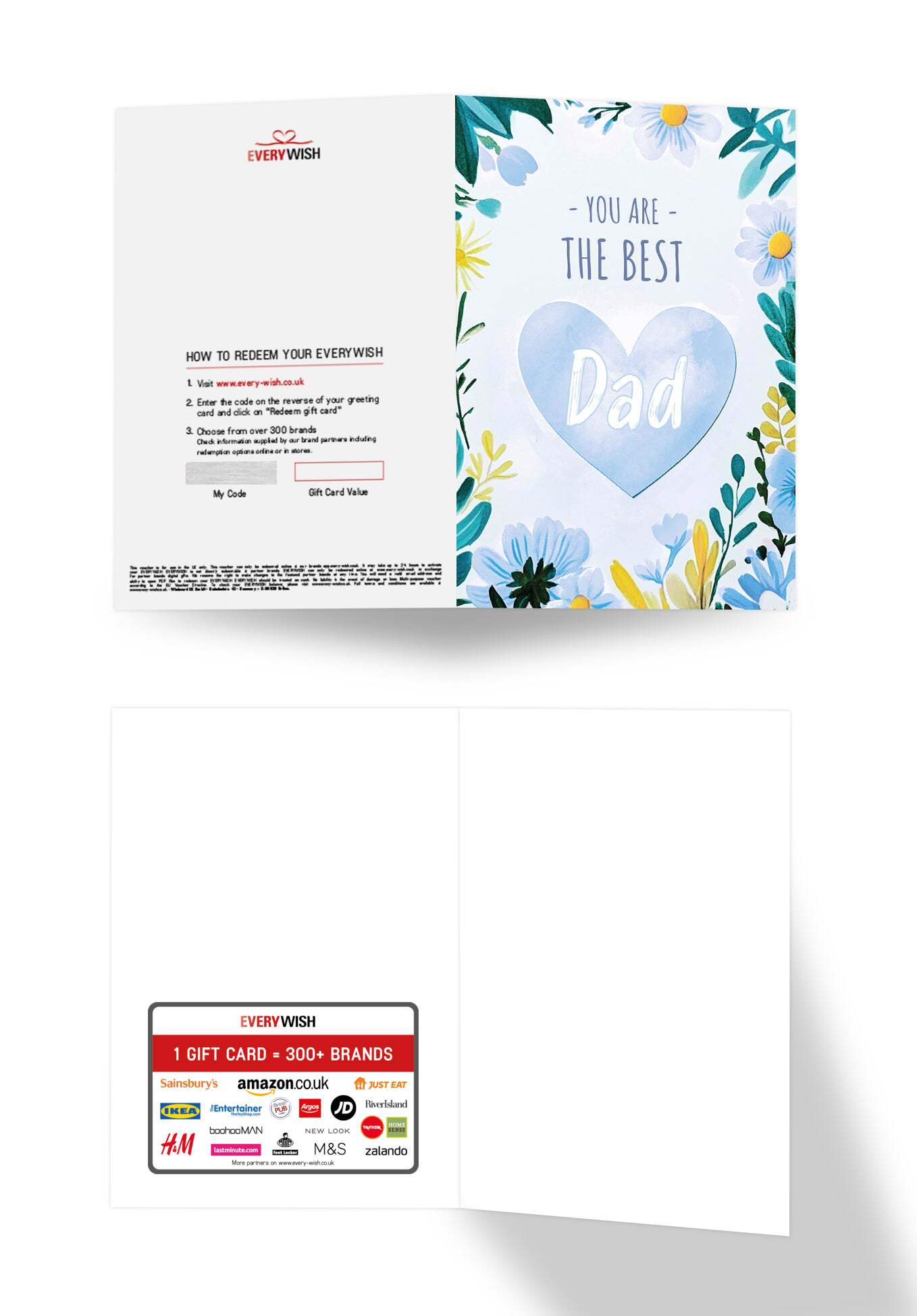 The Best Dad - Heart Flower