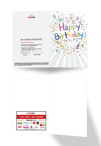 Happy Birthday - Confetti