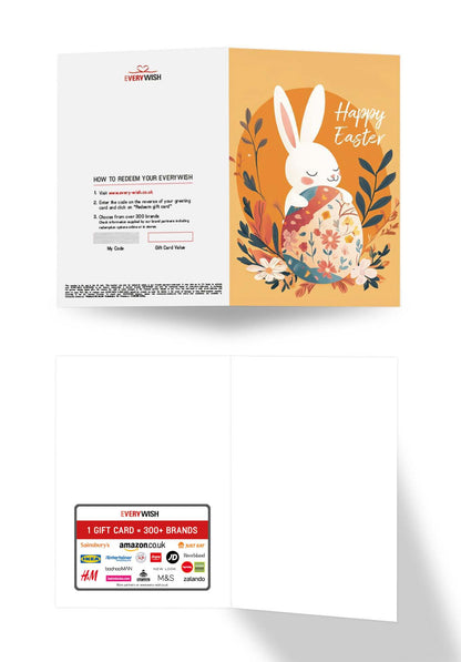 Happy Easter - Bunny Orange