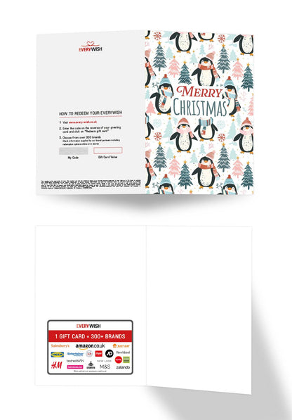 Merry Christmas - Penguins Trees