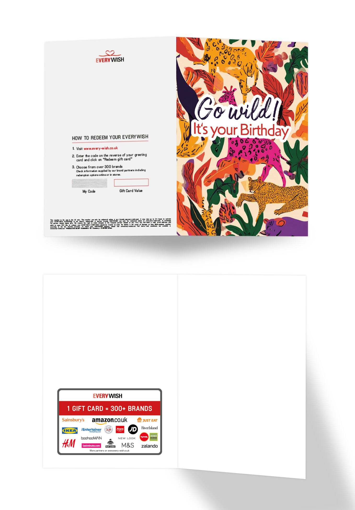 Go wild! Birthday - Colourful Animals