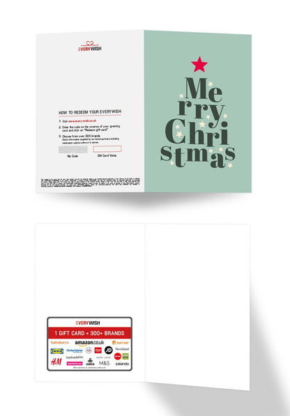 Merry Christmas - Letters Christmas Tree