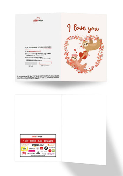 I love you - Sloth Heart
