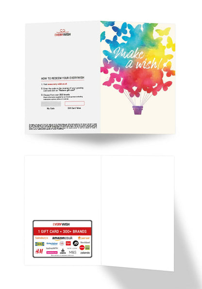 Make a wish - Butterfly (Optional: With logo for an additional € 2)