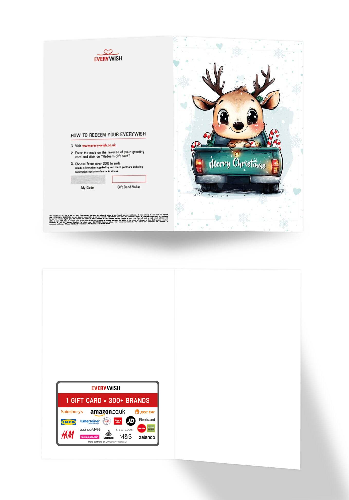 Merry Christmas - Reindeer Truck