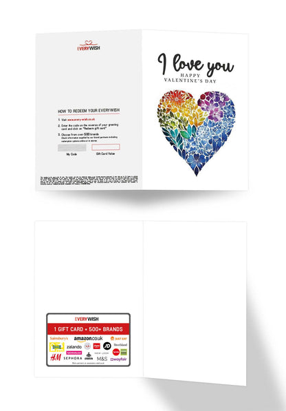 I love you - Colorful Heart