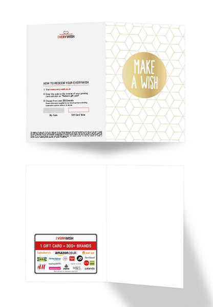 Make a wish - Gold Circle