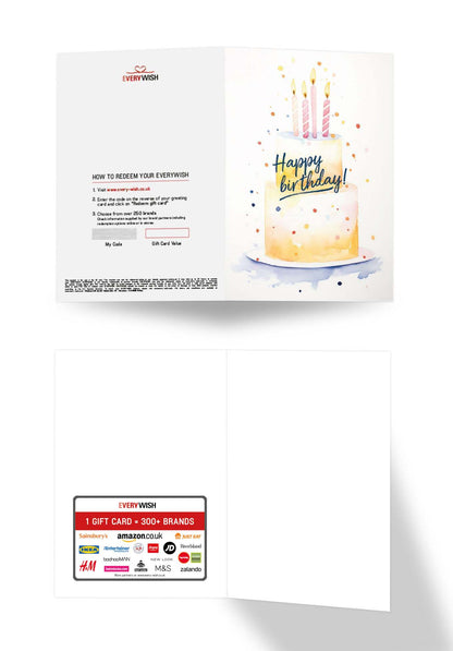 Happy Birthday - Yellow cake