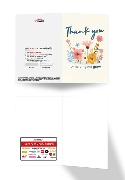 Helping me grow - Flower Colourful