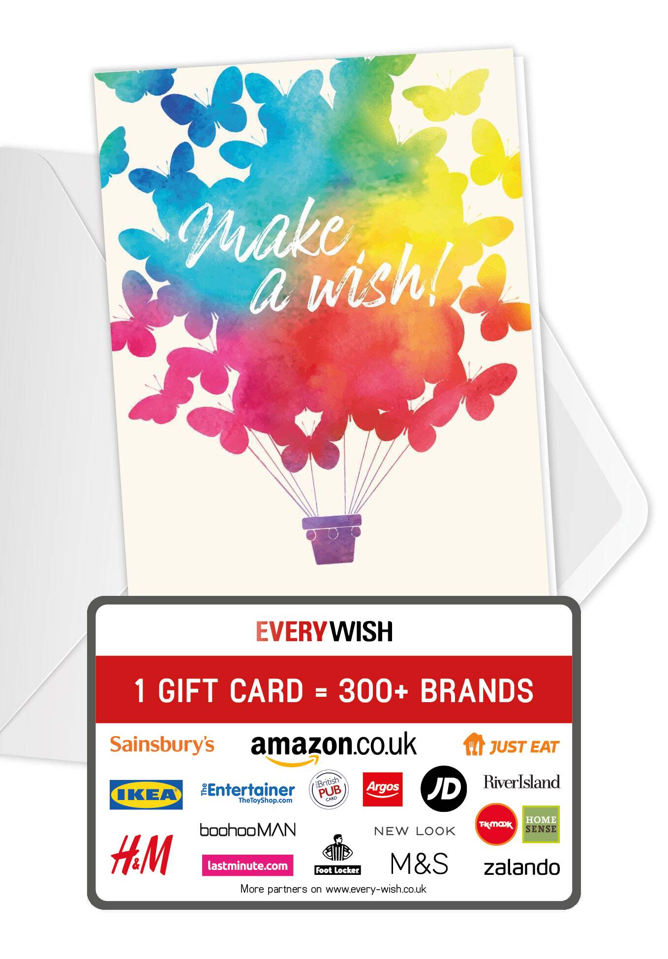 Make a wish - Butterfly (Optional: With logo for an additional € 2)