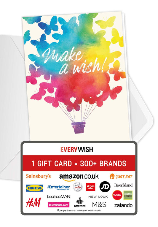 Make a wish - Butterfly (Optional: With logo for an additional € 2)