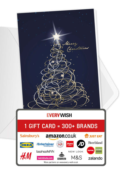 Merry Christmas - Christmas Tree Blue (Value)