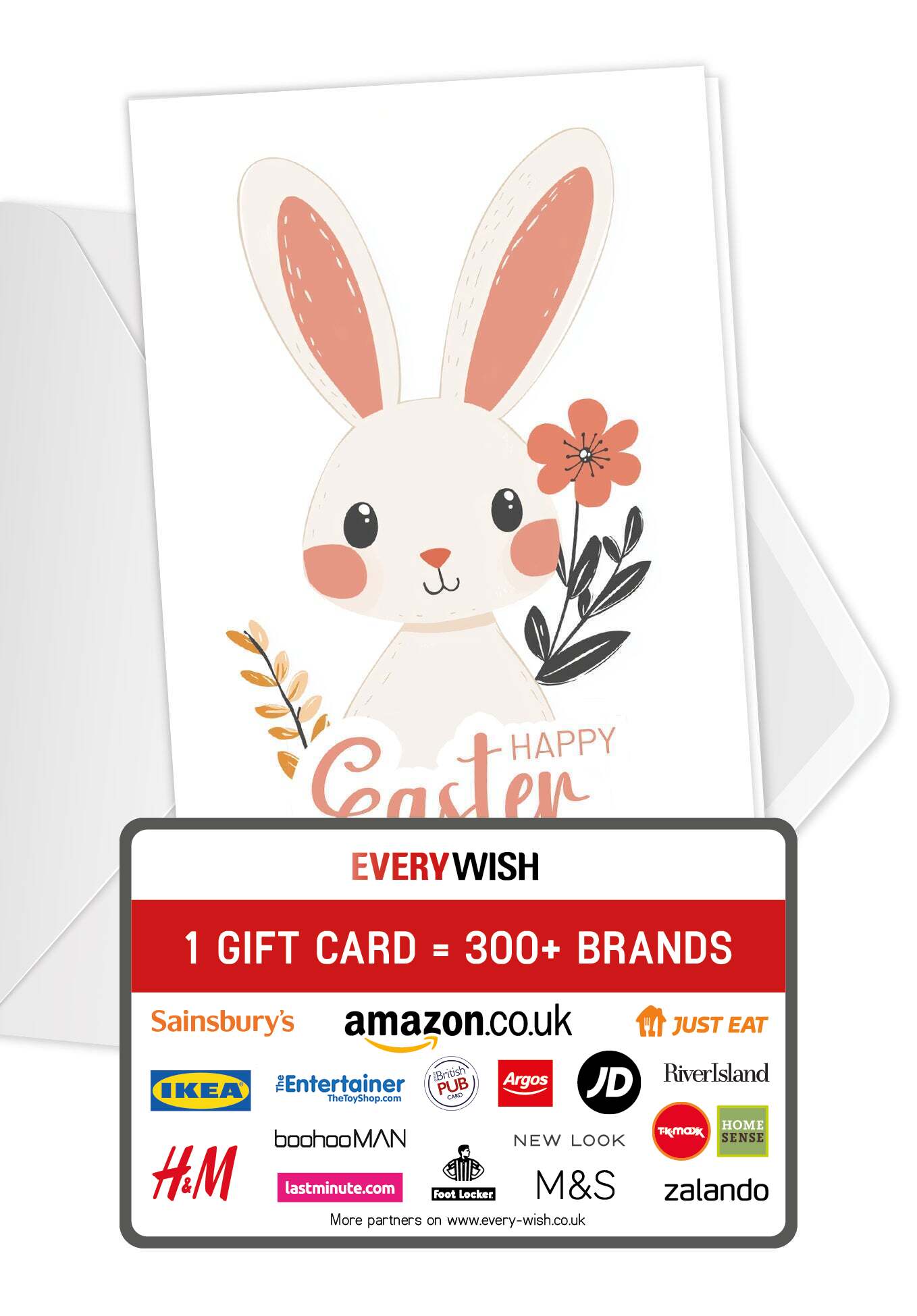 Happy Easter - Bunny White (Value)