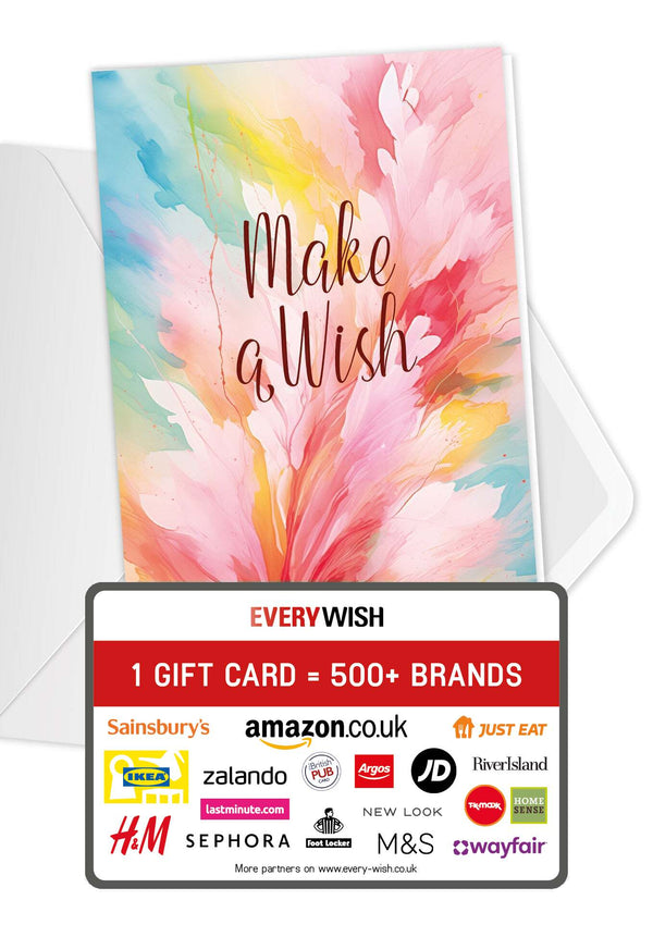Make a wish - Colourful Pink