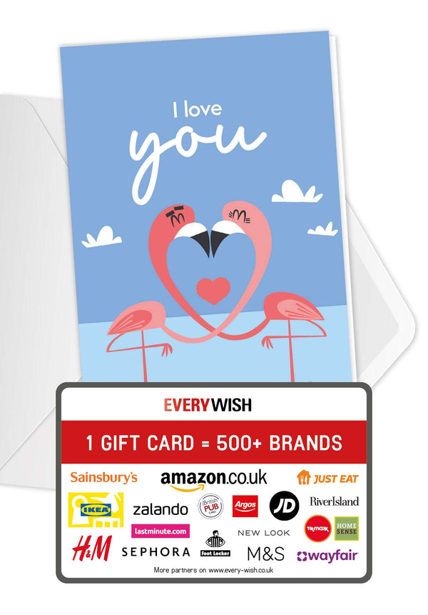 I love you - Flamingo