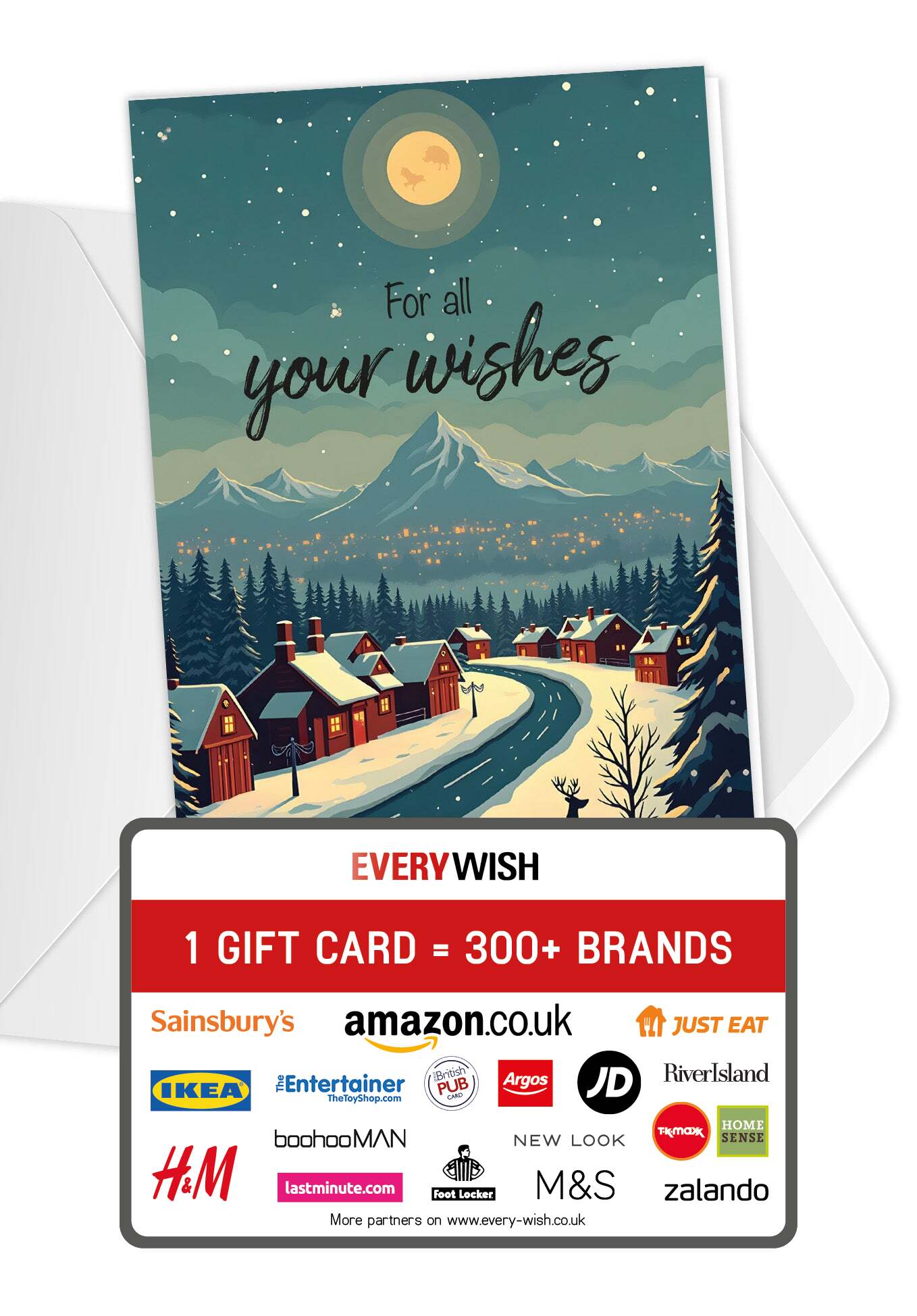 For all your wishes - Winter Town Reindeer