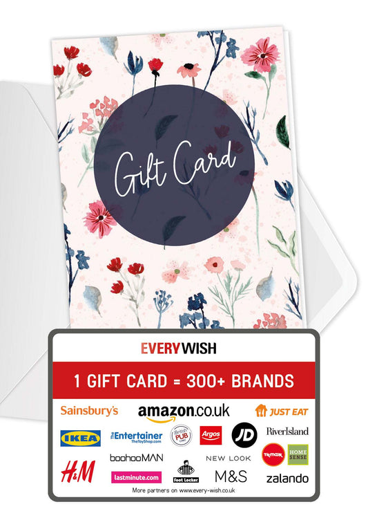 Gift Card - Watercolour Flowers