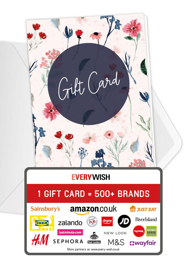 Gift Card - Watercolour Flowers