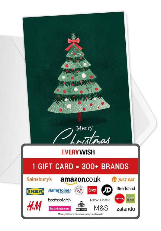 Merry Christmas - Christmas Tree Green