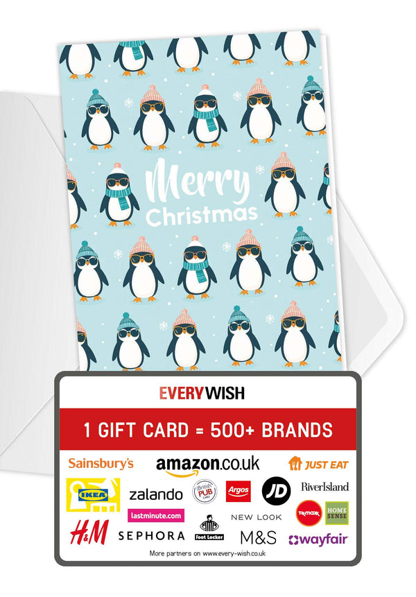 Merry Christmas - Penguin Pattern