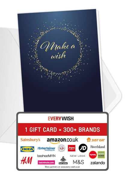 Make a wish - Gold Blue