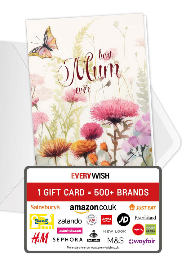 Best Mum ever - Meadow of Flowers
